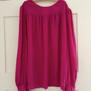 NWT Hanny Deep Women Pink Blouse Size M